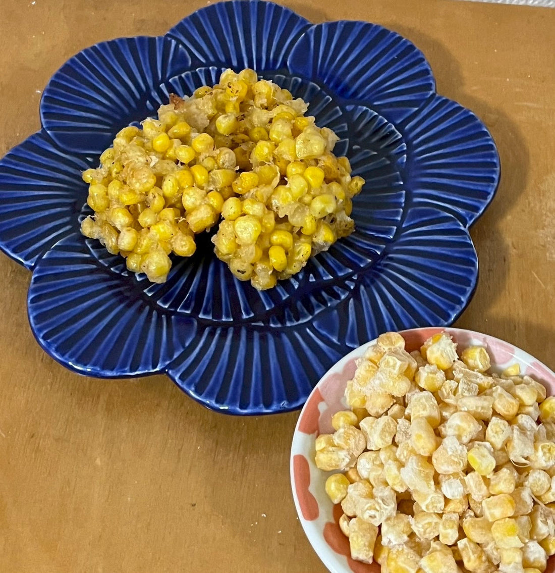 甘いコーン🌽のサクサク揚げを作りました🧑‍🍳